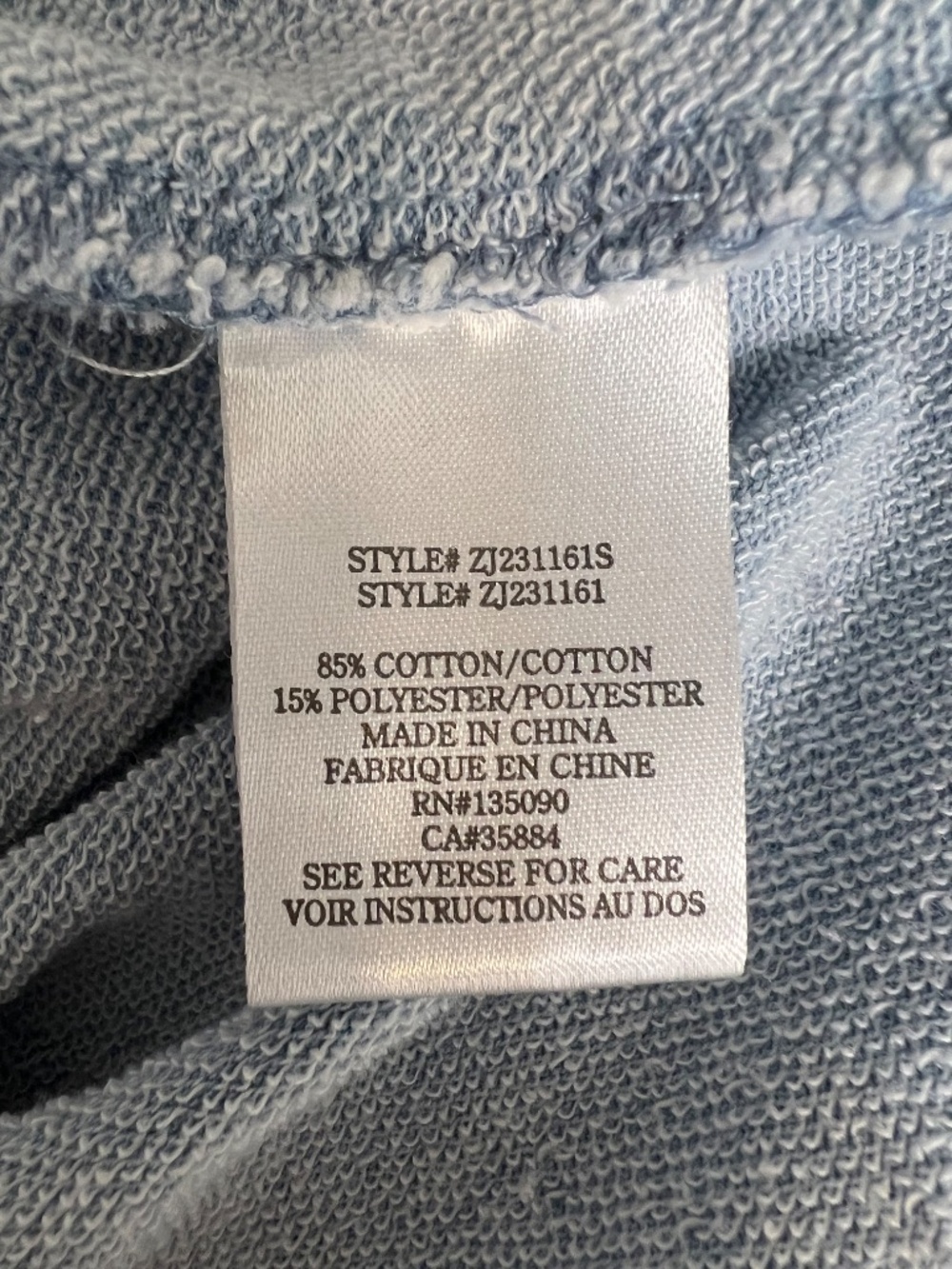 Z Supply All Day Knit Denim Shacket Washed Indigo Button Front (S) - Picture 5 of 5